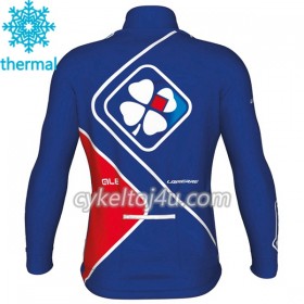 Cykeltrøje 2017 FDJ N002 Vinter Thermal Fleece